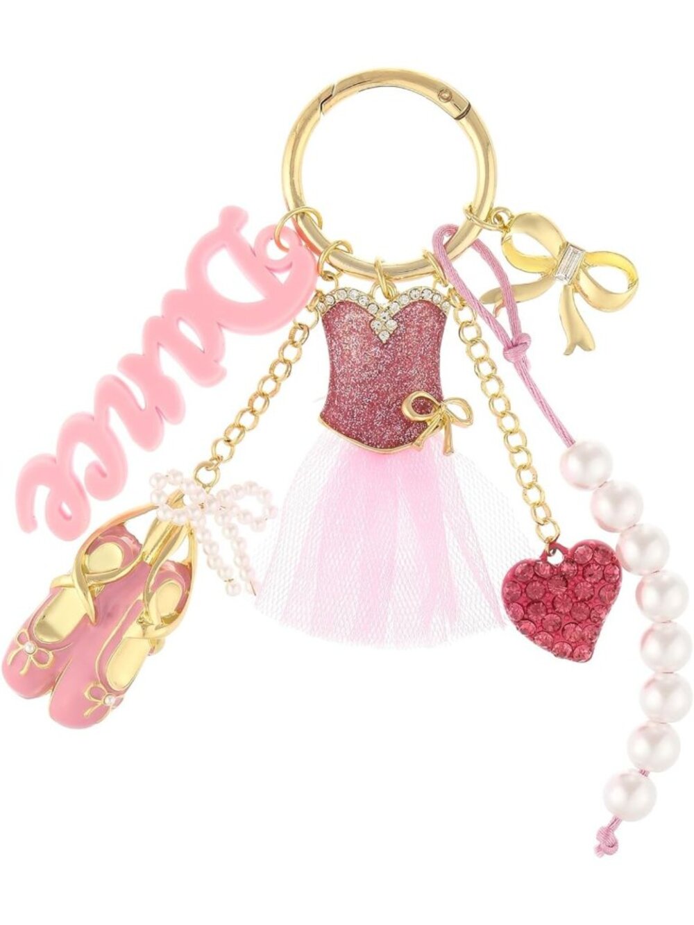 Cute Sport Bag Charms for Women | Football, Basketball, Ballet Keychains & Good